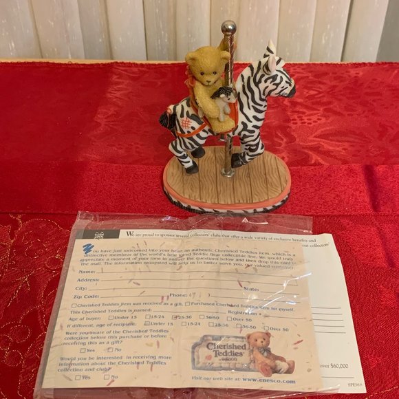 Cherished Teddies - Jason - When It Comes To Friendship You’ve  Earned Stripes - Picture 1 of 9